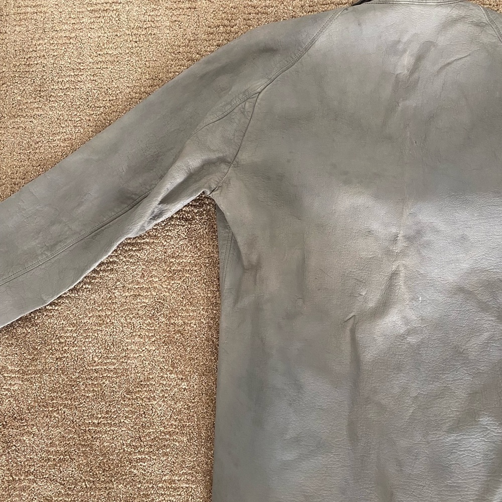 Made in Japan genuine leather shirt jacket - Picture 7 of 10